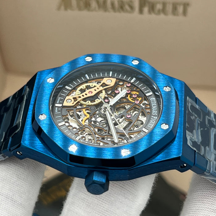 Audemars Piguet Royal Oak Double Balance Wheel Openworked – Blue Ceramic