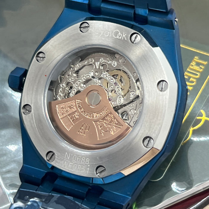 Audemars Piguet Royal Oak Double Balance Wheel Openworked – Blue Ceramic