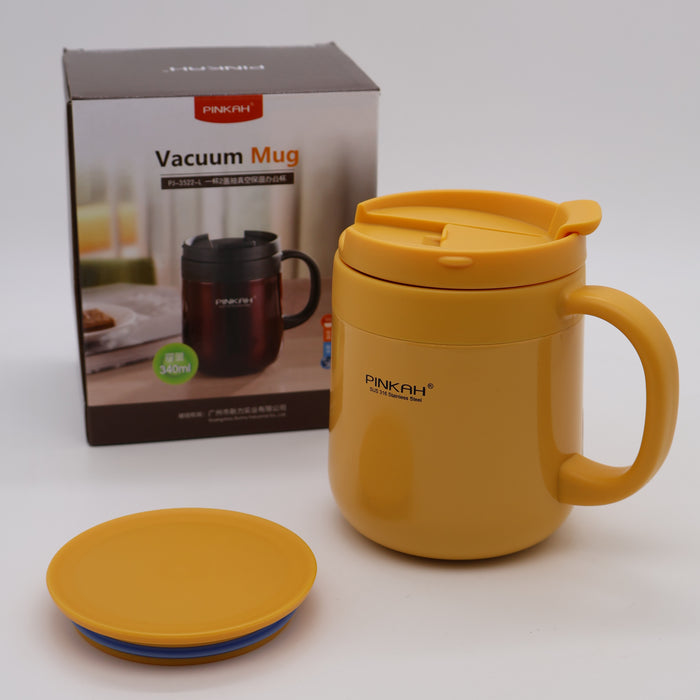 Pinkah Stainless Steel  Vacuum Thermos Cup Mug 390ml*