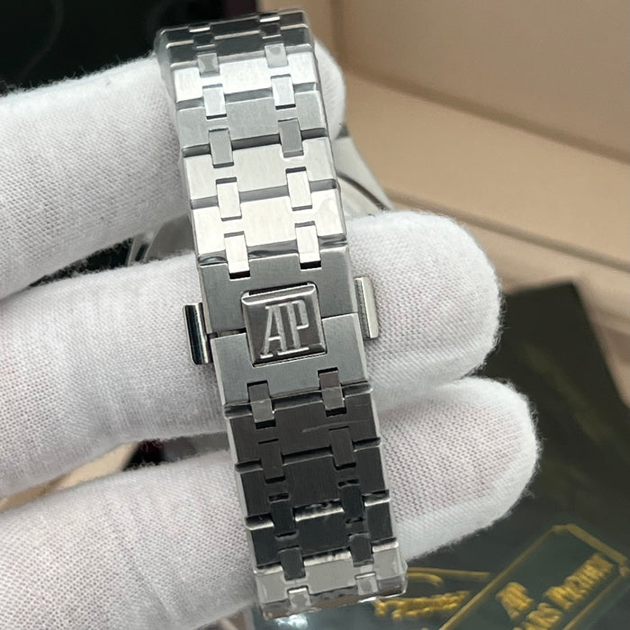 Audemars Piguet Royal Oak Double Balance Wheel Openworked – Stainless Steel with Light Blue Accents