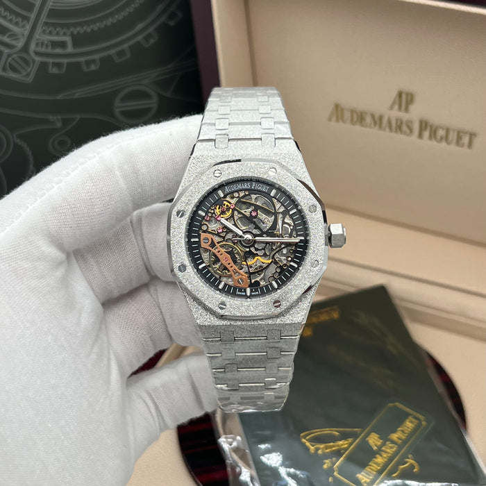 Audemars Piguet Royal Oak Double Balance Wheel Openworked – Frosted White Gold
