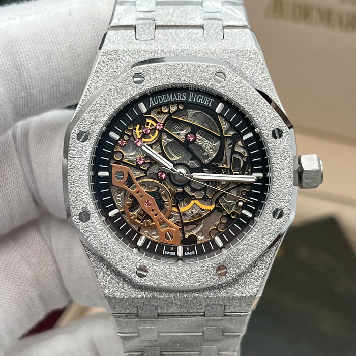Audemars Piguet Royal Oak Double Balance Wheel Openworked – Frosted White Gold