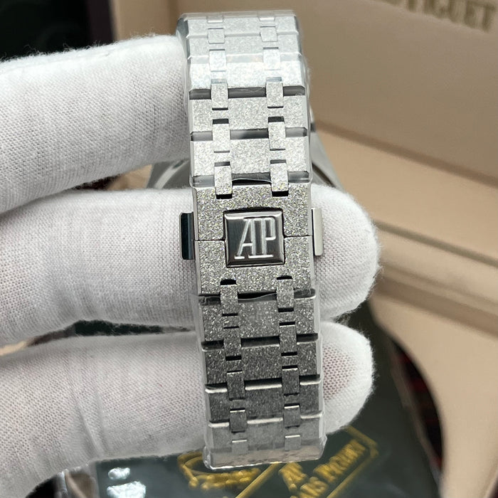 Audemars Piguet Royal Oak Double Balance Wheel Openworked – Frosted White Gold