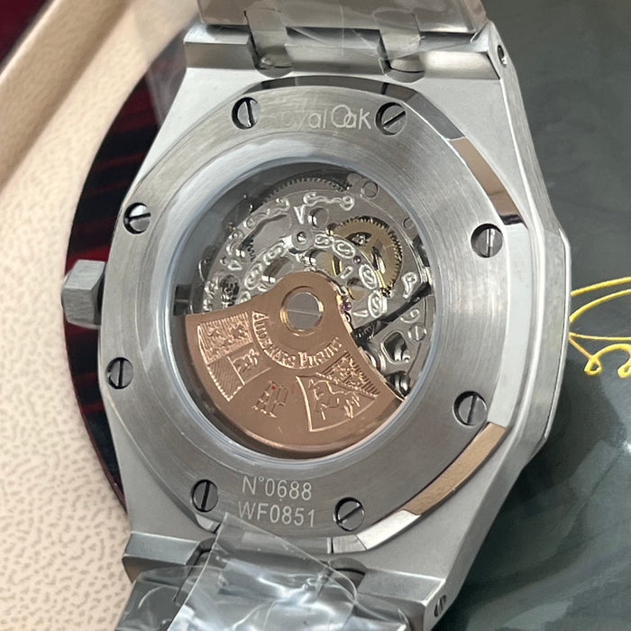 Audemars Piguet Royal Oak Double Balance Wheel Openworked – Stainless Steel with Royal Blue Accents