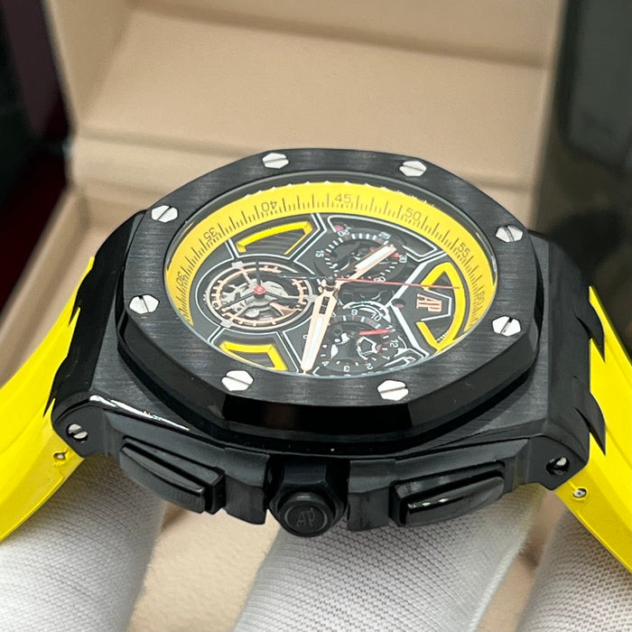 Audemars Piguet Royal Oak Offshore Tourbillon Chronograph – Black Ceramic & Bumblebee Yellow