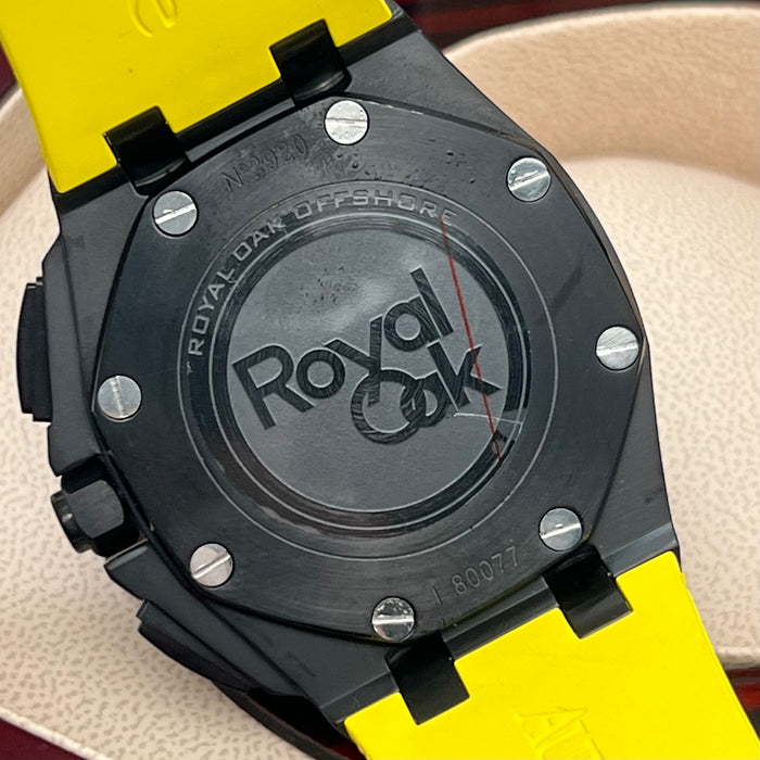 Audemars Piguet Royal Oak Offshore Tourbillon Chronograph – Black Ceramic & Bumblebee Yellow