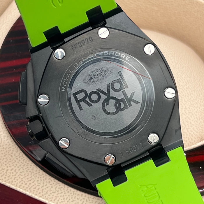 Audemars Piguet Royal Oak Offshore Tourbillon Chronograph – Black Ceramic & Acid Green