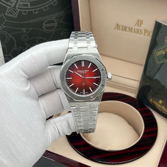 Audemars Piguet Royal Oak "Jumbo" Extra-Thin – Titanium with Smoked Burgundy Dial