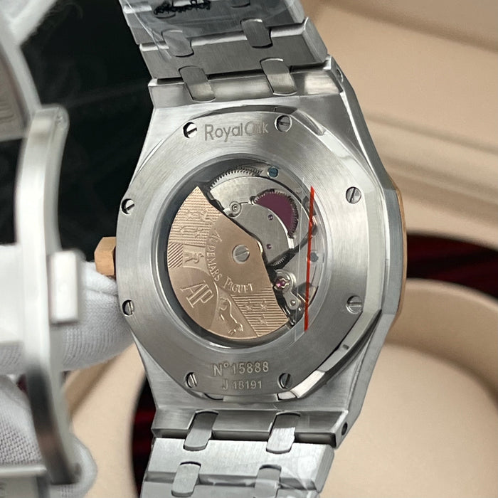 Audemars Piguet Royal Oak Selfwinding – Two-Tone Stainless Steel & 18-Carat Pink Gold with Chocolate Dial