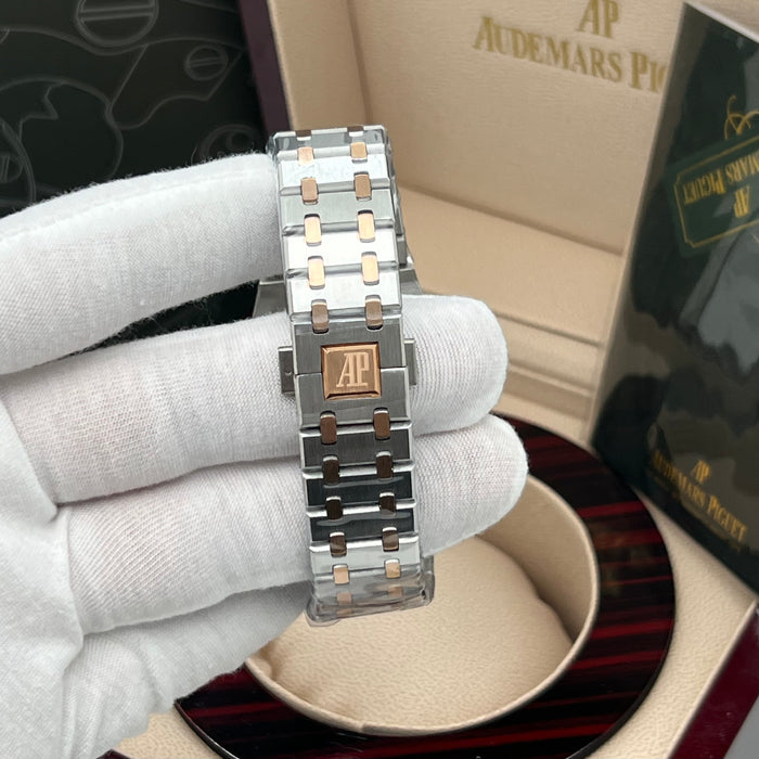 Audemars Piguet Royal Oak Selfwinding – Two-Tone Stainless Steel & 18-Carat Pink Gold with Chocolate Dial