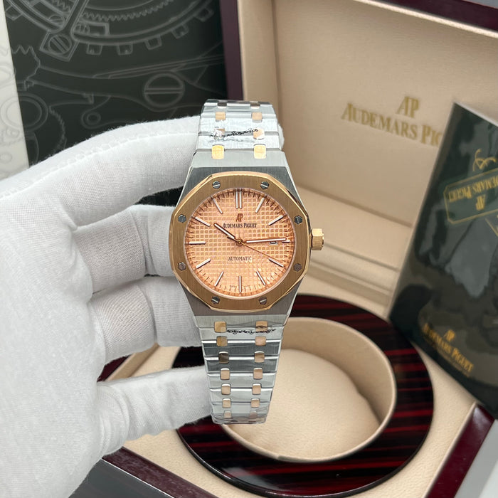 Audemars Piguet Royal Oak Selfwinding – Two-Tone Stainless Steel & 18-Carat Pink Gold with Salmon Dial