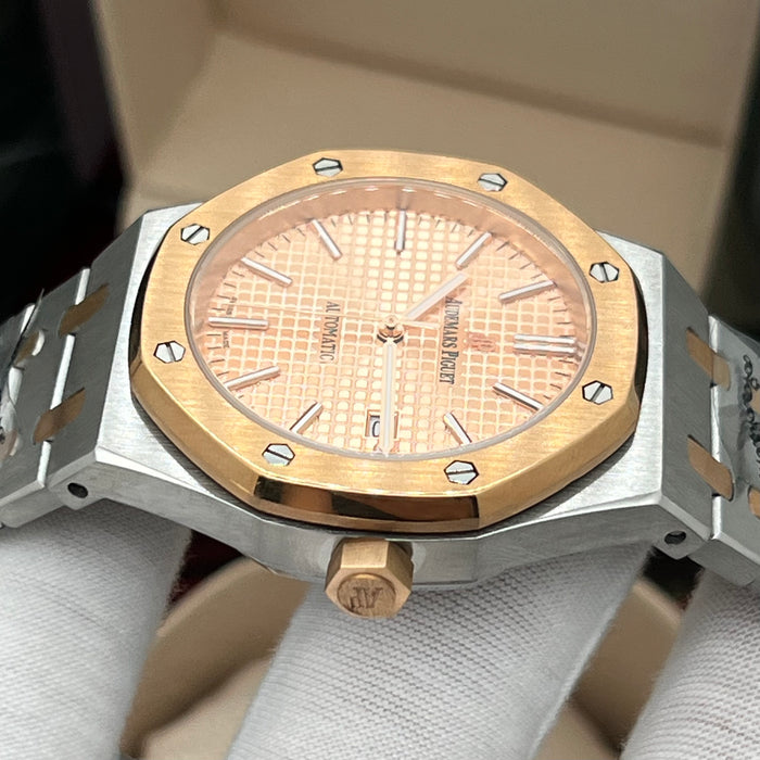Audemars Piguet Royal Oak Selfwinding – Two-Tone Stainless Steel & 18-Carat Pink Gold with Salmon Dial