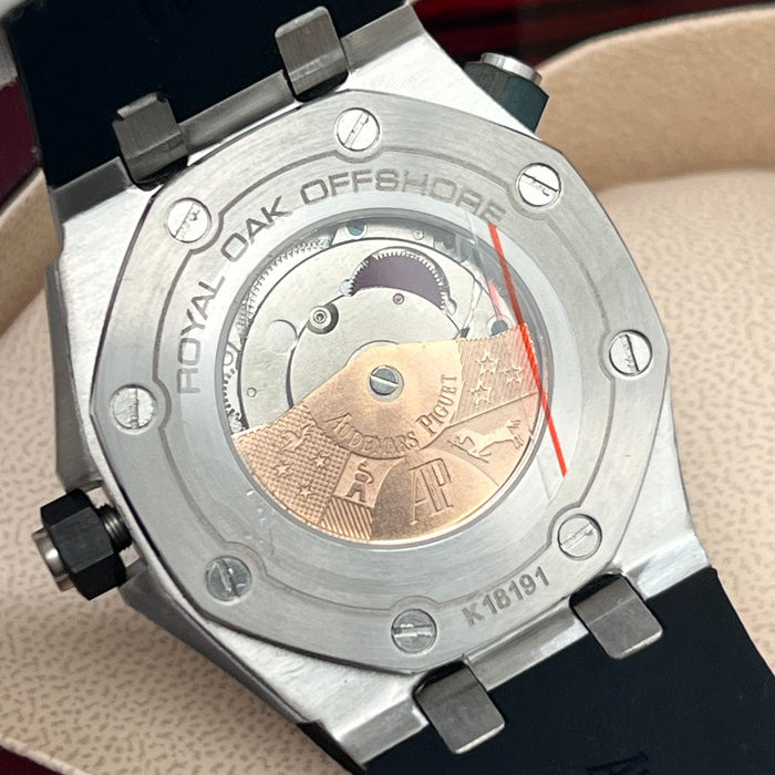 Audemars Piguet Royal Oak Offshore Diver – Stainless Steel with Black "Méga Tapisserie" Dial