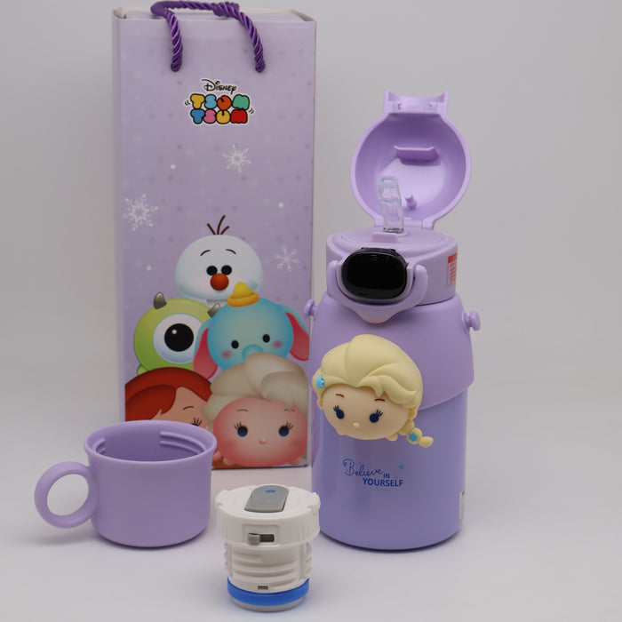 Disney Children's Thermos Mug 490mL Stainless Steel Girl Student Smart