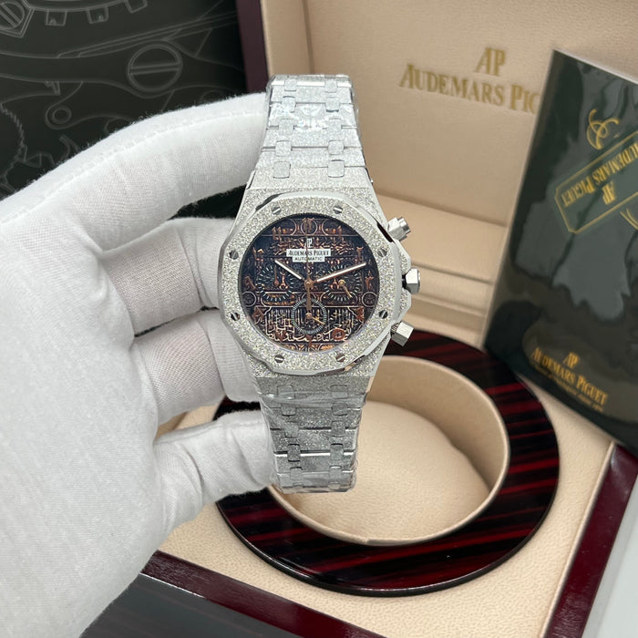 Audemars Piguet Royal Oak Frosted Chronograph Arabic Dial – Silver Edition