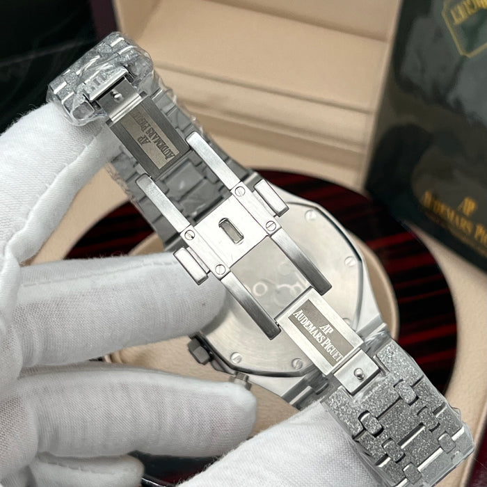 Audemars Piguet Royal Oak Frosted Chronograph Arabic Dial – Silver Edition
