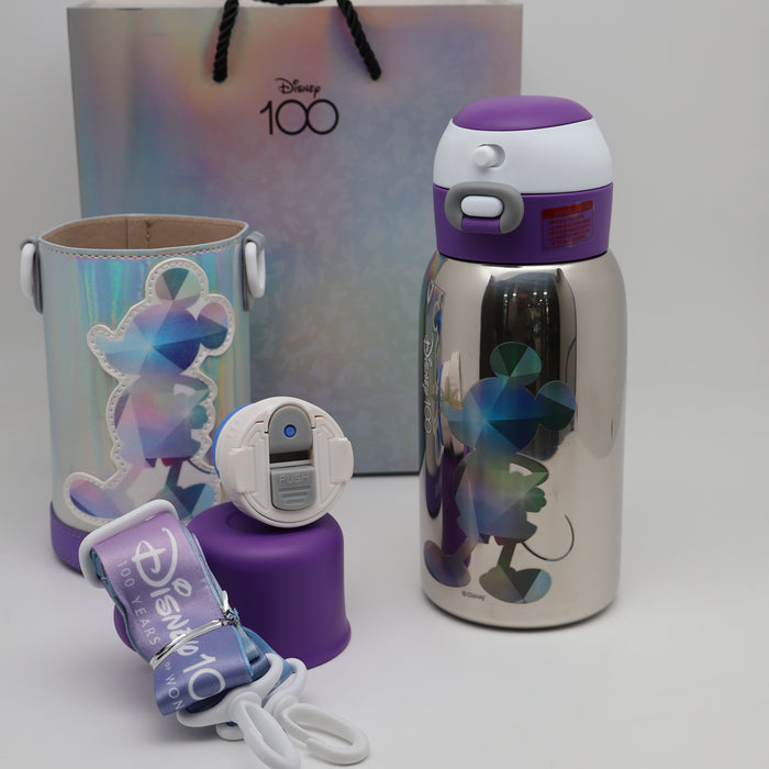 Disney Stainless Steel Bottle With Cover Cup Starp 630mL