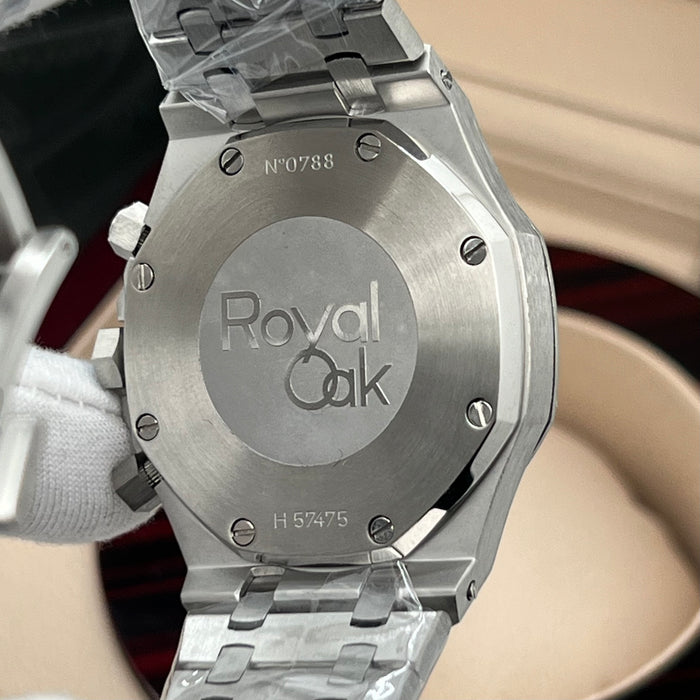 Audemars Piguet Royal Oak Frosted Silver Chronograph – Arabic Dial Edition