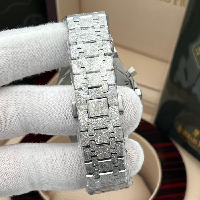 Audemars Piguet Royal Oak Frosted Silver Chronograph – Arabic Dial Edition
