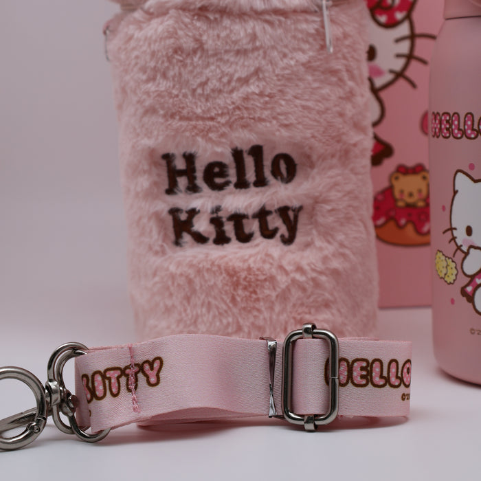 Cartoon Kuromi Vacuum Bottle 600ml stainless steel+pp