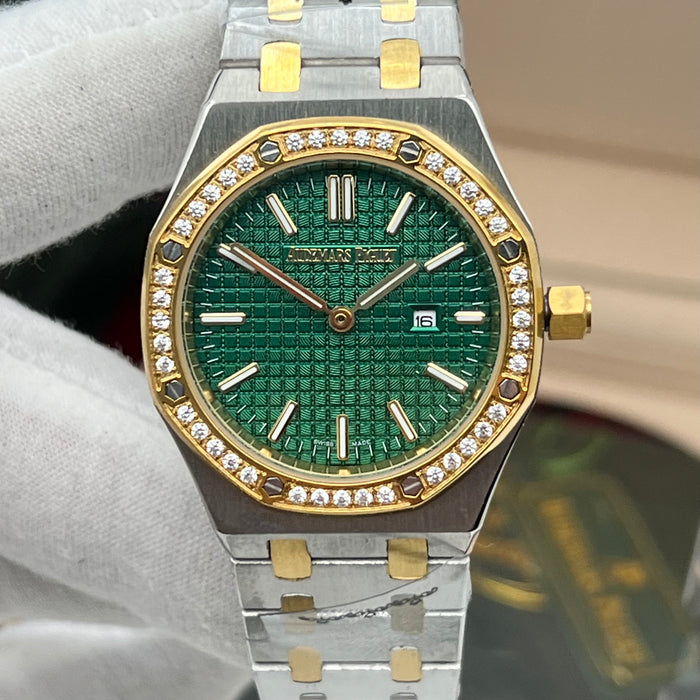 Audemars Piguet Royal Oak Selfwinding Two-Tone 33MM Diamond Bezel