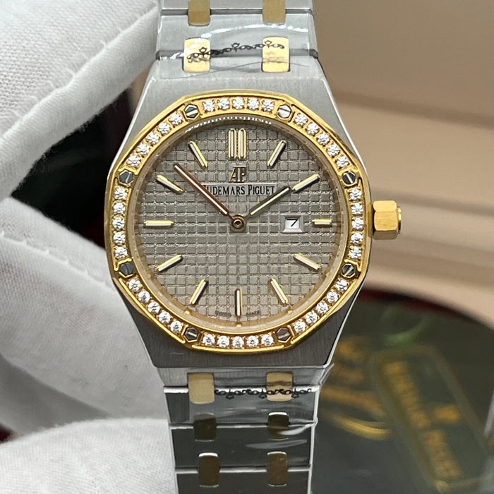 AUDEMARS PIGUET ROYAL OAK SELFWINDING TWO-TONE 33MM | GREY DIAL