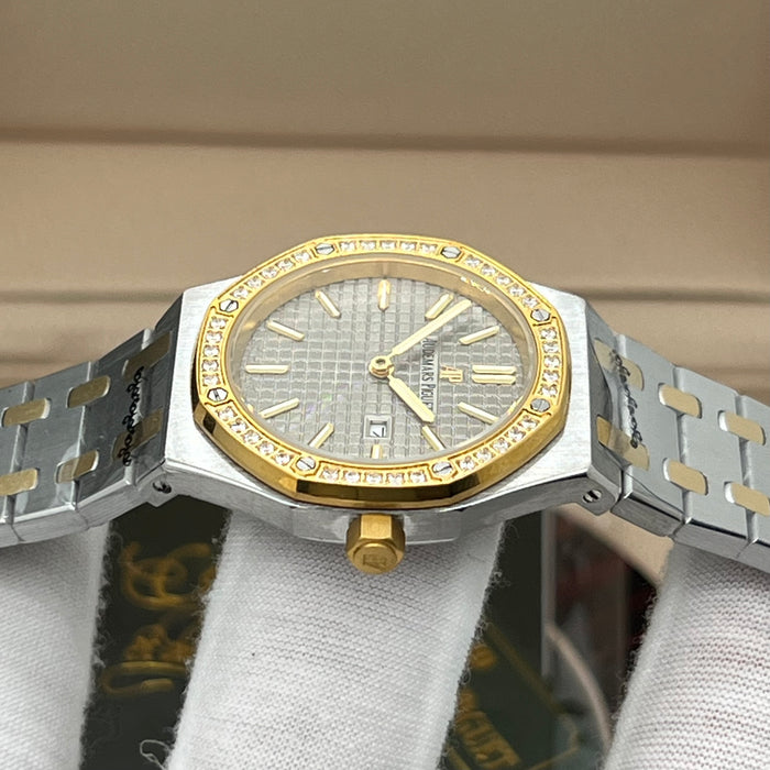 AUDEMARS PIGUET ROYAL OAK SELFWINDING TWO-TONE 33MM | GREY DIAL
