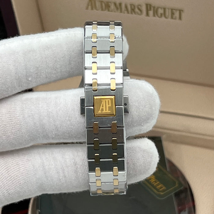 AUDEMARS PIGUET ROYAL OAK SELFWINDING TWO-TONE 33MM | CHOCOLATE BROWN DIAL