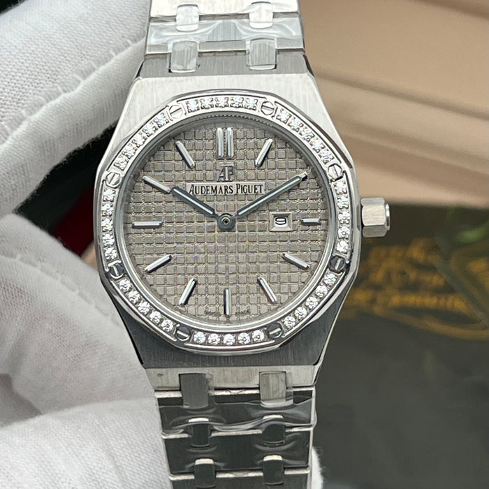 1. AUDEMARS PIGUET ROYAL OAK SELFWINDING 33MM | STAINLESS STEEL RUTHENIUM GREY
