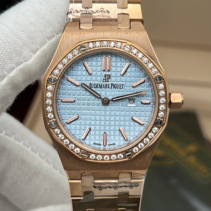 AUDEMARS PIGUET ROYAL OAK SELFWINDING 33MM | STAINLESS STEEL ROYAL BLUE DIAL