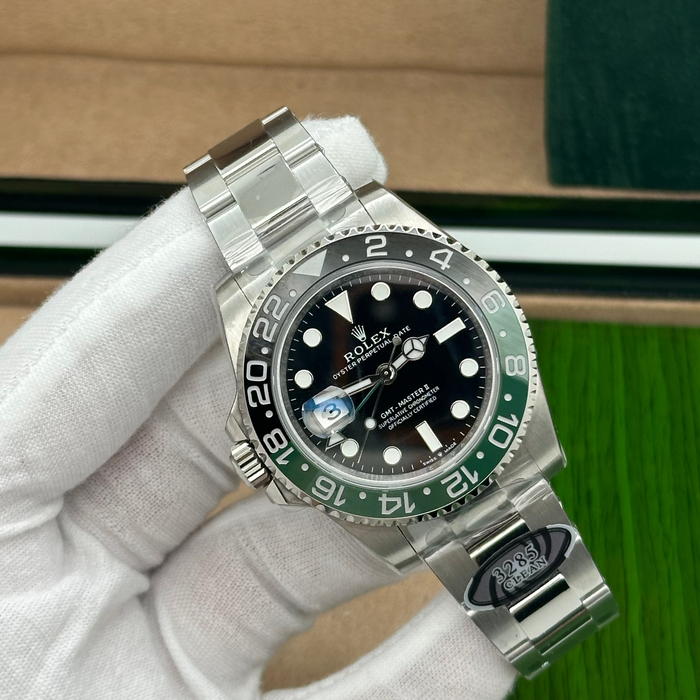 Rolex GMT-Master II Black Dial “Sprite” Super Clone – Swiss 3285 V3