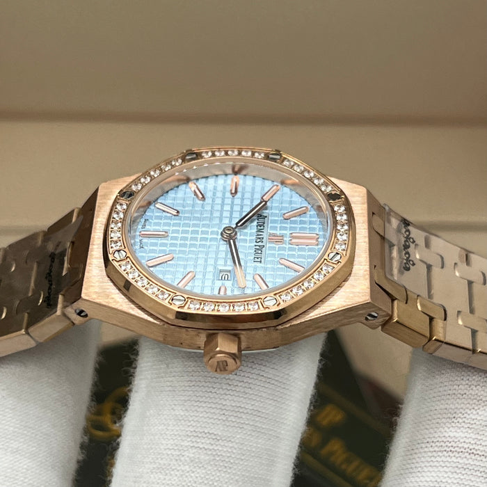 AUDEMARS PIGUET ROYAL OAK SELFWINDING 33MM | STAINLESS STEEL ROYAL BLUE DIAL