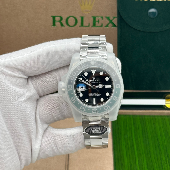 Rolex GMT-Master II Black Dial “Sprite” Super Clone – Swiss 3285 V3