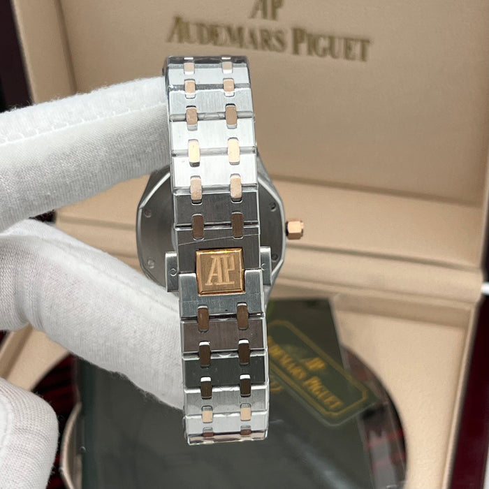 Audemars Piguet Royal Oak Quartz 33mm Two-Tone Rose Gold with Black Dial