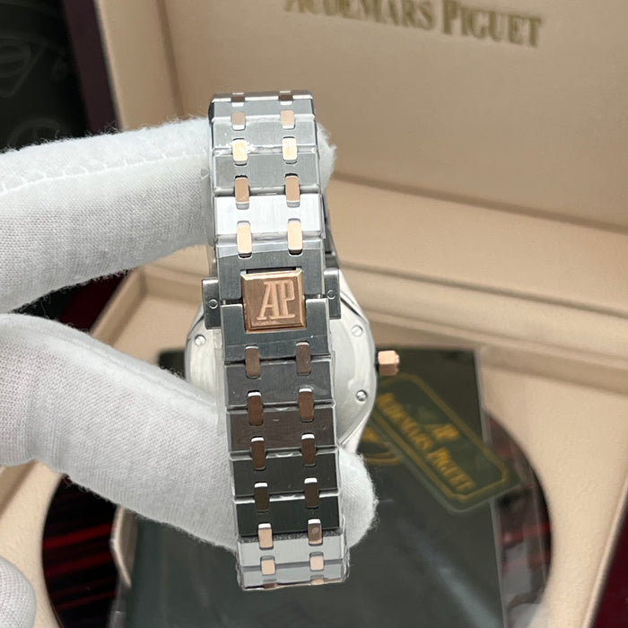 Audemars Piguet Royal Oak Quartz 33mm Two-Tone Rose Gold with Salmon Dial