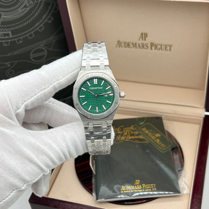 Audemars Piguet Royal Oak Quartz 33mm Stainless Steel with Mint Green Dial
