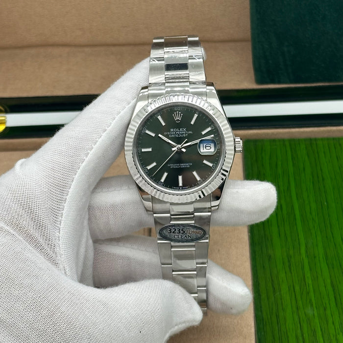 Rolex Datejust 41MM Super Clone – Wimbledon Dial (Swiss 3235 V3)