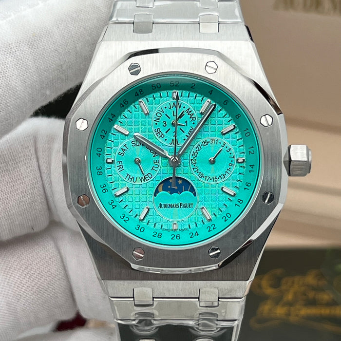 Audemars Piguet Royal Oak Perpetual Calendar 41mm Steel Turquoise Dial