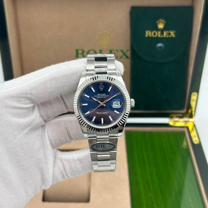Rolex Datejust 41mm Blue Dial – Super Clone Swiss Replica