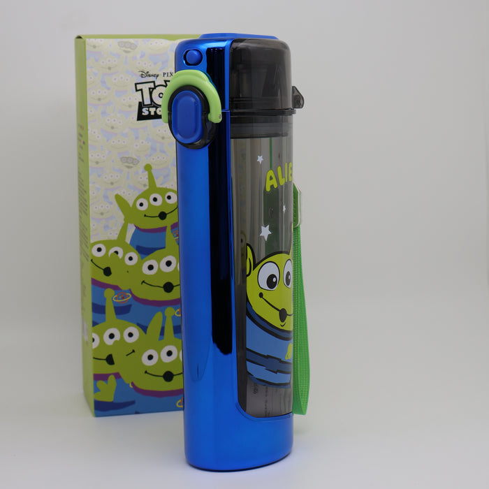 Disney Wonder Classic Modern Kids Leakproof Water Bottle with Straw Lid | Reusable Insulated Plastic Water Bottle Cup for Schoo