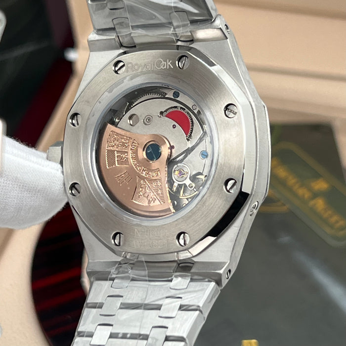 Audemars Piguet Royal Oak Perpetual Calendar Openworked 41mm Steel Turquoise Accents
