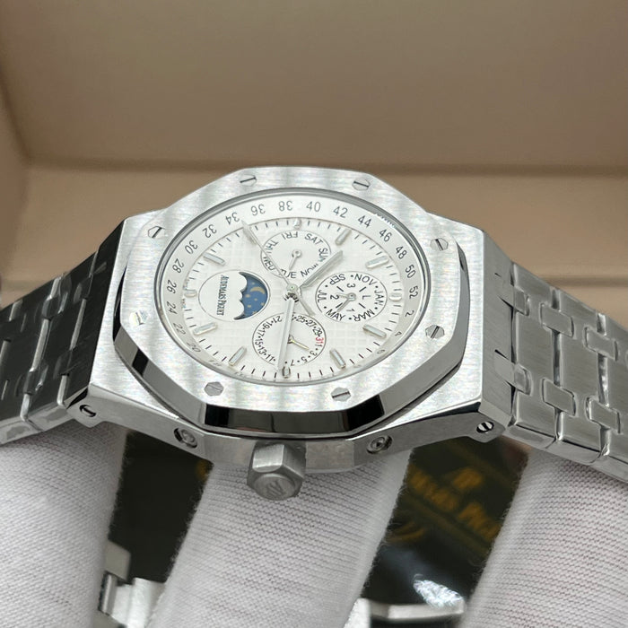 Audemars Piguet Royal Oak Perpetual Calendar 41mm Steel White Dial