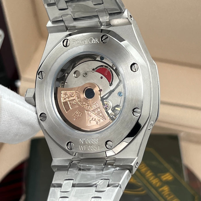 Audemars Piguet Royal Oak Perpetual Calendar Openworked 41mm Steel Blue Accents