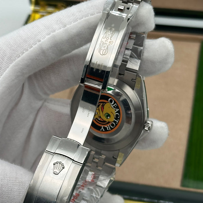 Rolex Datejust 41mm Slate Grey Dial Green Roman Numerals