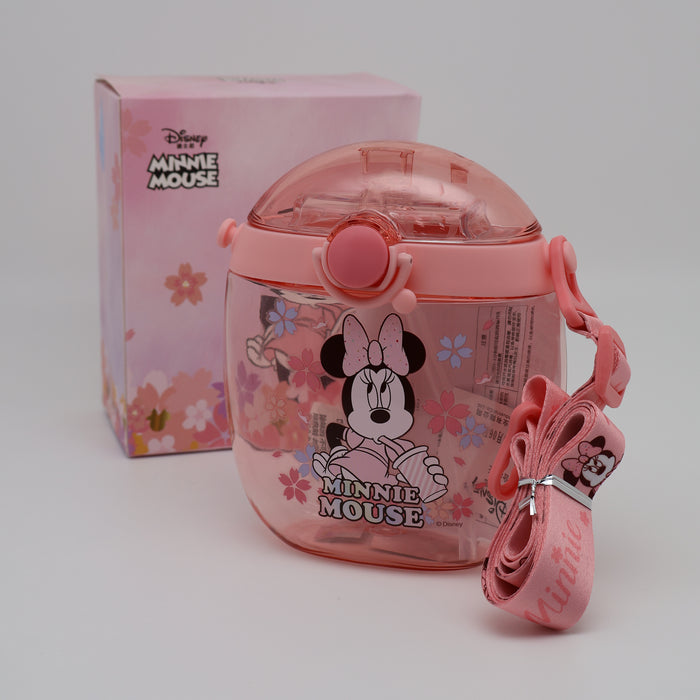 Disney Cartoon Ceative Plastic Portable Straw Cup Water Bottle – 550ML