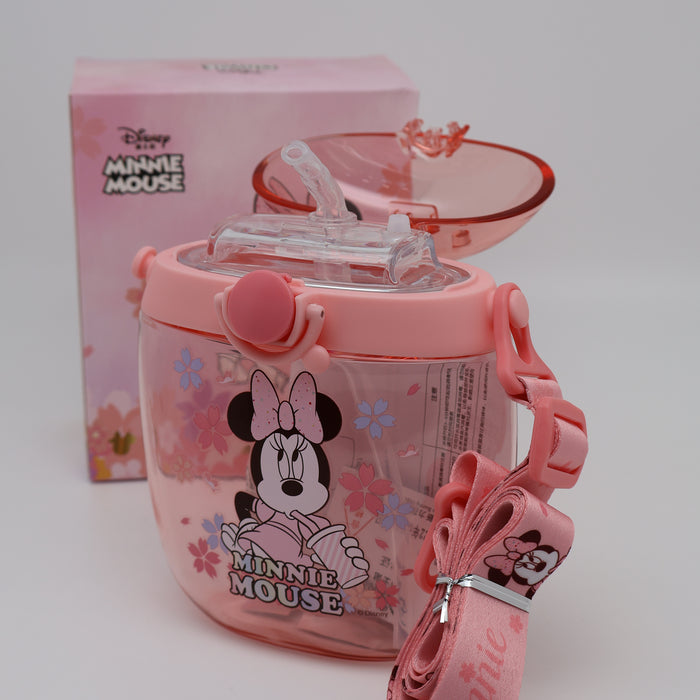 Disney Cartoon Ceative Plastic Portable Straw Cup Water Bottle – 550ML