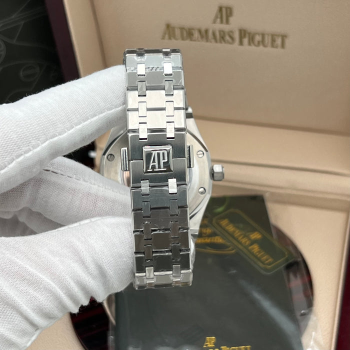 Audemars Piguet Royal Oak Perpetual Calendar Openworked 41mm Steel White Accents