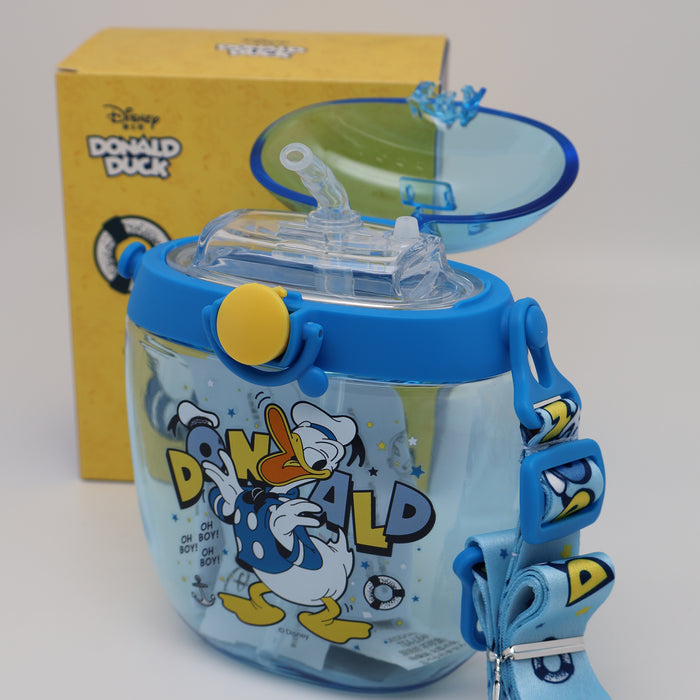 Disney Cartoon Ceative Plastic Portable Straw Cup Water Bottle – 550ML