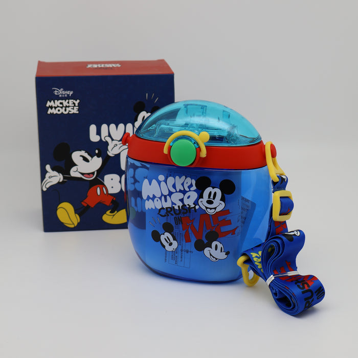 Disney Cartoon Ceative Plastic Portable Straw Cup Water Bottle – 550ML