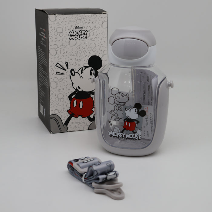 Skater Mickey Mouse & Friends Water Bottle With Straw 550ml